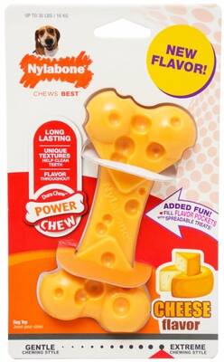 Nylabone Dura Chew Cheese Bone Large Peynir Aromalı Köpek Çiğneme Oyuncağı Nylabone Dura Chew Cheese Bone Large Peynir Aromalı Köpek Çiğneme Oyuncağı
