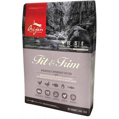 Orijen Fit-Trim Tahılsız Kilo Kontrolü İçin DiyetKedi Maması 1,8 Kg Orijen Fit-Trim Tahılsız Kilo Kontrolü İçin DiyetKedi Maması 1,8 Kg