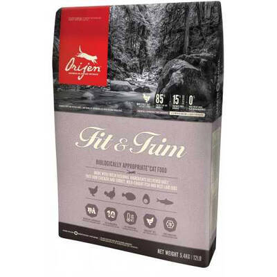 Orijen Fit-Trim Tahılsız Kilo Kontrolü İçin DiyetKedi Maması 5,4 Kg Orijen Fit-Trim Tahılsız Kilo Kontrolü İçin DiyetKedi Maması 5,4 Kg