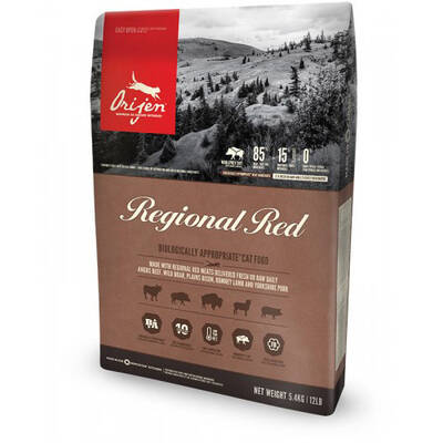 Orijen Regional Red Tahılsız Sığır Etli Yavru Yetişkin Kedi Maması 1,8 Kg Orijen Regional Red Tahılsız Sığır Etli Yavru Yetişkin Kedi Maması 1,8 Kg