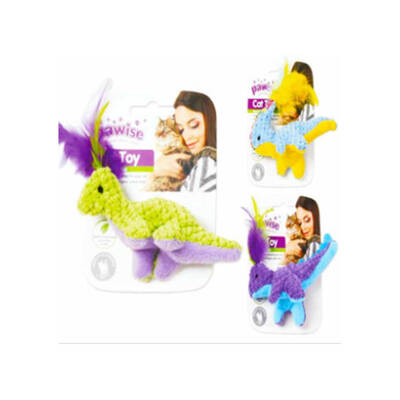 Pawise Meow Meow Lıfe-Dınosaur Kumaş Kedi Oyuncağı Pawise Meow Meow Lıfe-Dınosaur Kumaş Kedi Oyuncağı