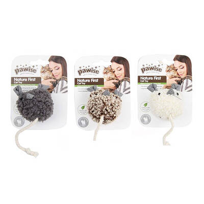 Pawise Simple Cat Peluş Sesli Fare Kedi Oyuncağı Pawise Simple Cat Peluş Sesli Fare Kedi Oyuncağı