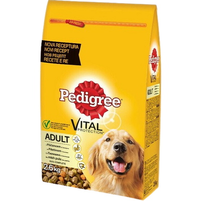 Pedigree Biftekli Ve Kümes Hayvanlı Yetişkin Köpek Maması 2.6 Kg Pedigree Biftekli Ve Kümes Hayvanlı Yetişkin Köpek Maması 2.6 Kg