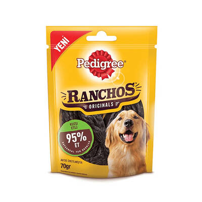 Pedigree Ranchos Kuzu Etli Köpek Ödülü 70 Gr Pedigree Ranchos Kuzu Etli Köpek Ödülü 70 Gr