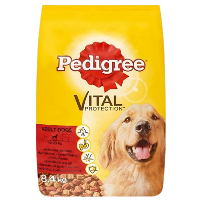 Pedigree Sığırlı ve Kümes Hayvanlı Yetişkin Köpek Maması 8,4 Kg Pedigree Sığırlı ve Kümes Hayvanlı Yetişkin Köpek Maması 8,4 Kg