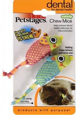 Petstages Catnipli 2li Fare Kedi Oyuncağı 6,5 Cm Petstages Catnipli 2li Fare Kedi Oyuncağı 6,5 Cm