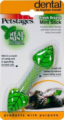 Petstages Fresh Breath Mint Stick Nane Kokulu Kedi Oyuncağı Petstages Fresh Breath Mint Stick Nane Kokulu Kedi Oyuncağı