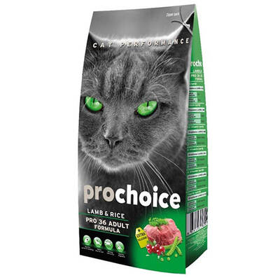 Pro Choice Pro 36 Lamb&Rice Kuzu Etli Yetişkin Kedi Maması 15 Kg Pro Choice Pro 36 Lamb&Rice Kuzu Etli Yetişkin Kedi Maması 15 Kg