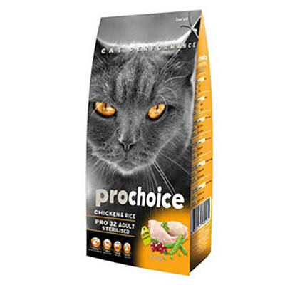 Pro Choice Pro32 Tavuklu ve Pirinçli Kısırlaştırılmış Kedi Maması 2 Kg Pro Choice Pro32 Tavuklu ve Pirinçli Kısırlaştırılmış Kedi Maması 2 Kg