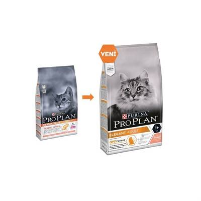 Pro Plan Elegant Derma Plus Somonlu Tüy Yumağı Önleyici Yetişkin Kedi Maması 1,5 Kg Pro Plan Elegant Derma Plus Somonlu Tüy Yumağı Önleyici Yetişkin Kedi Maması 1,5 Kg