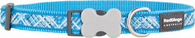 Red Dingo Flanno Desenli Turkuaz Köpek Boyun Tasması 15mm Red Dingo Flanno Desenli Turkuaz Köpek Boyun Tasması 15mm