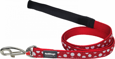 Red Dingo Kırmızı Üzerine Beyaz Benekli Uzatma 15mm Red Dingo Kırmızı Üzerine Beyaz Benekli Uzatma 15mm
