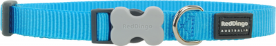 Red Dingo Klasik Turkuaz Köpek Boyun Tasması 15mm Red Dingo Klasik Turkuaz Köpek Boyun Tasması 15mm