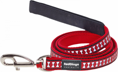 Red Dingo Reflektörlü Kemik Desenli Kırmızı Uzatma 20mm Red Dingo Reflektörlü Kemik Desenli Kırmızı Uzatma 20mm