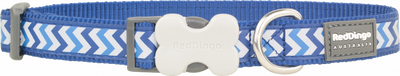 Red Dingo Reflektörlü Ziggy Desenli Lacivert Boyun Tasması 12mm Red Dingo Reflektörlü Ziggy Desenli Lacivert Boyun Tasması 12mm