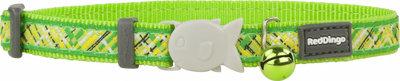 Reddingo Flanno Desenli Lime Kedi Boyun Tasması 12mm 20-32 cm Reddingo Flanno Desenli Lime Kedi Boyun Tasması 12mm 20-32 cm