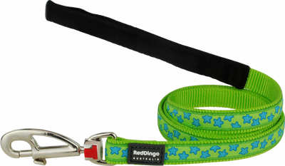 Red Dingo Lime Üzerine Turkuaz Yıldızlı Uzatma S 15mm 1.2 M Red Dingo Lime Üzerine Turkuaz Yıldızlı Uzatma S 15mm 1.2 M