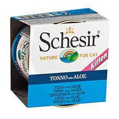 Schesir Kitten Ton Balıklı ve Aloeveralı Yavru Kedi Konservesi 85 Gr Schesir Kitten Ton Balıklı ve Aloeveralı Yavru Kedi Konservesi 85 Gr