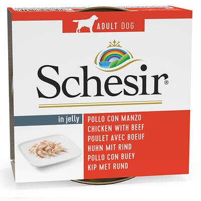 Schesir Tavuk Fileto Jöleli Köpek Konservesi 150 Gr Schesir Tavuk Fileto Jöleli Köpek Konservesi 150 Gr