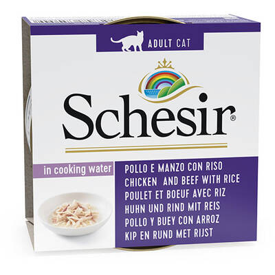 Schesir Tavuk ve Sığır Etli Naturel Kedi Konservesi 85 Gr Schesir Tavuk ve Sığır Etli Naturel Kedi Konservesi 85 Gr