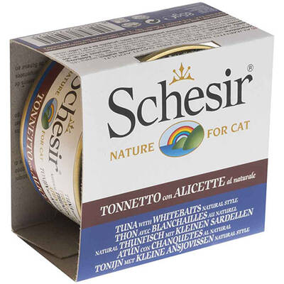Schesir Ton Balıklı Ringa Balıklı Ve Pirinçli Naturel Kedi Konservesi 85 Gr Schesir Ton Balıklı Ringa Balıklı Ve Pirinçli Naturel Kedi Konservesi 85 Gr
