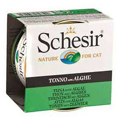 Schesir Ton Balıklı ve Deniz Bitkili Jöleli Kedi Konservesi 85 Gr Schesir Ton Balıklı ve Deniz Bitkili Jöleli Kedi Konservesi 85 Gr