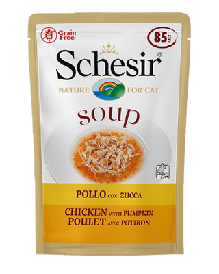 Schesir Yetişkin Kediler için Doğal Tavuklu ve Balabaklı Tamamlayıcı Mama 85 gr Schesir Yetişkin Kediler için Doğal Tavuklu ve Balabaklı Tamamlayıcı Mama 85 gr