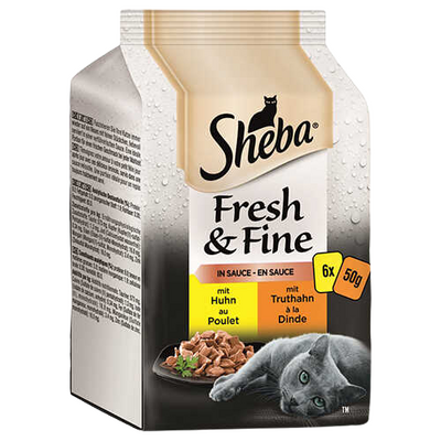 Sheba Fresh&Fıne Kümes Hayvanları Seçkisi 6x50 Gr Sheba Fresh&Fıne Kümes Hayvanları Seçkisi 6x50 Gr