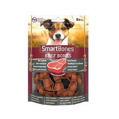 SmartBones Sığır Etli Mini Düğüm Kemik Köpek Ödülü 8'Li 128 Gr SmartBones Sığır Etli Mini Düğüm Kemik Köpek Ödülü 8'Li 128 Gr