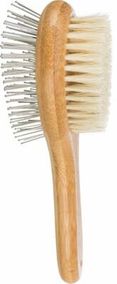 Trixie Çift Taraflı Tarama Fıçası Bambu Saplı 6x22cm Trixie Çift Taraflı Tarama Fıçası Bambu Saplı 6x22cm
