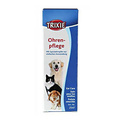 Trixie Kedi Köpek Tavşan Kulak Bakım Damlası, 50mll Trixie Kedi Köpek Tavşan Kulak Bakım Damlası, 50mll