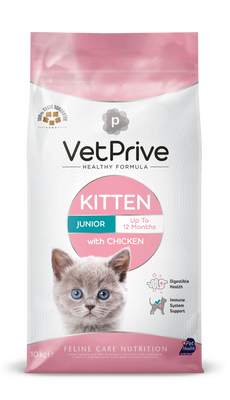 Vet Prive Kitten Tavuklu Yavru Kedi Maması 10 Kg Vet Prive Kitten Tavuklu Yavru Kedi Maması 10 Kg