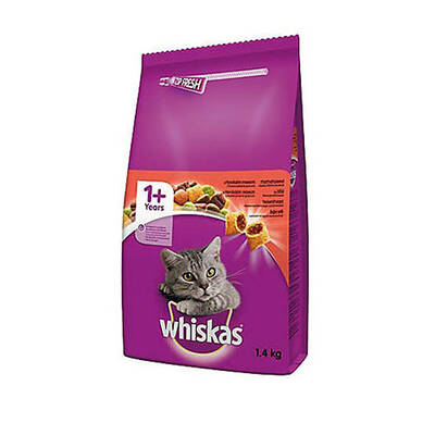 Whiskas Biftekli ve Havuçlu Yetişkin Kedi Mamasi 1,4 Kg Whiskas Biftekli ve Havuçlu Yetişkin Kedi Mamasi 1,4 Kg