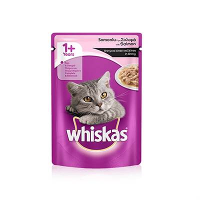 Whiskas Pouch Somonlu Yetişkin Kedi Konservesi 100 Gr Whiskas Pouch Somonlu Yetişkin Kedi Konservesi 100 Gr