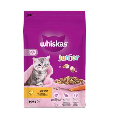 Whiskas Tavuklu Yavru Kuru Kedi Maması 300 Gr Whiskas Tavuklu Yavru Kuru Kedi Maması 300 Gr