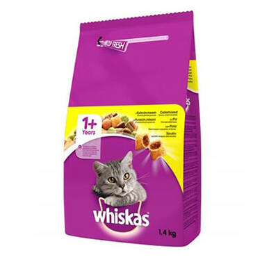 Whiskas Tavuklu Ve Sebzeli Kedi Mamasi 1,4 Kg Whiskas Tavuklu Ve Sebzeli Kedi Mamasi 1,4 Kg